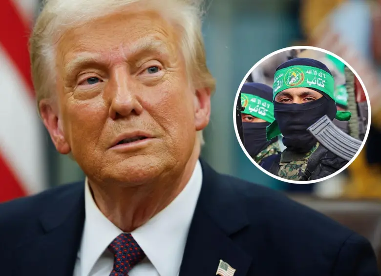 El presidente Donald Trump se mostró optimista sobre el futuro de las negociaciones indirectas que mantienen Hamás e Israel en Egipto, con el objetivo de acabar la guerra en Gaza. FOTO: Getty