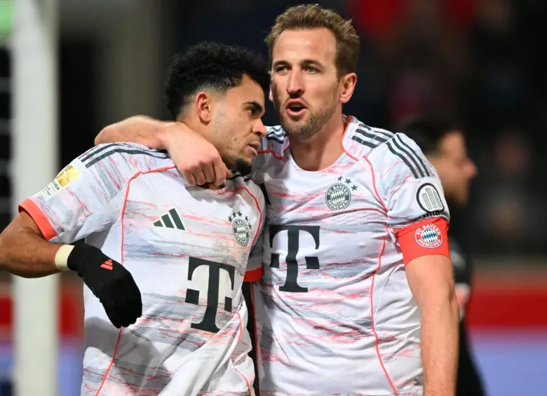 Luis Díaz fue uno de los fichajes estelares del equipo alemán para esta temporada. Hasta el momento le ha dado réditos al elenco bávaro. Foto: tomada del x de @FCBayernES