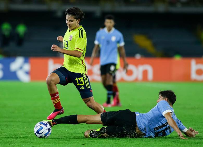 Uruguay venció a Colombia 1-0 en el arranque del hexagonal final del Sudamericano Sub-20 . FOTO COLPRENSA