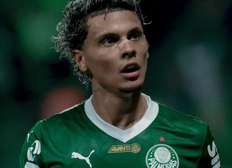 El mediocampista colombiano, Richard Ríos Montoya, fue uno de los jugadores más destacados de Palmeiras en el Mundial de Clubes, luego de ser eliminados por Chelsea. FOTO: Tomada de redes sociales Palmeiras