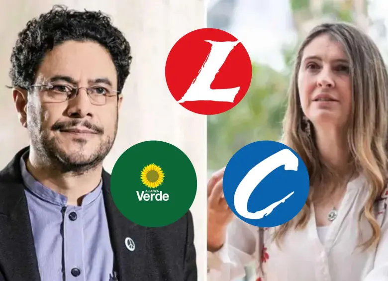 La Alianza Verde apoyará a Iván Cepeda, mientras liberales y conservadores van con Paloma Valencia. Foto: Colprensa/EL COLOMBIANO.