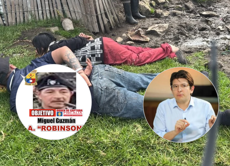Alias Robinson Gutiérrez, mano derecha de Iván Márquez. FOTO: PRESIDENCIA y ELCO COLOMBINANO