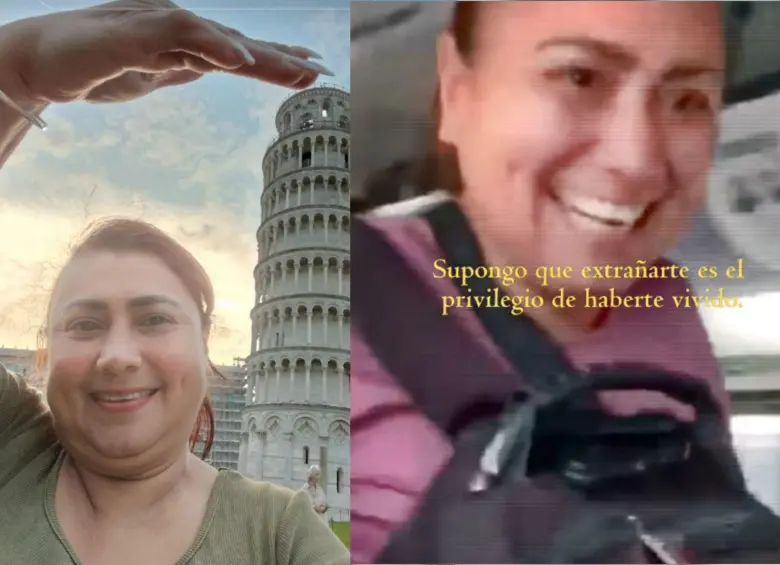 Familiares despidieron a Yulixa Toloza a través de un video recopilando varios momentos. Fotos: TikTok @yuilxa.toloza e Instagram @thereal.itala