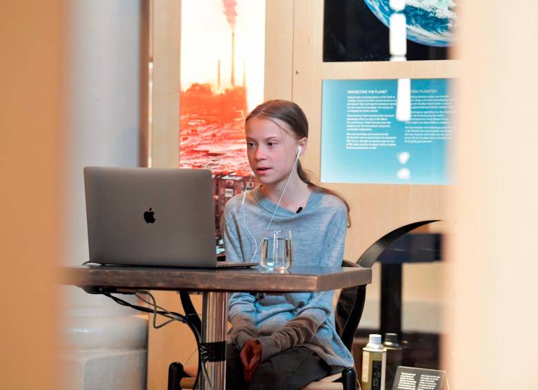 La joven ambientalista se ha encargado, desde el inicio de su carrera, en exponer los riesgos planteados por el calentamiento global. Foto: AFP.