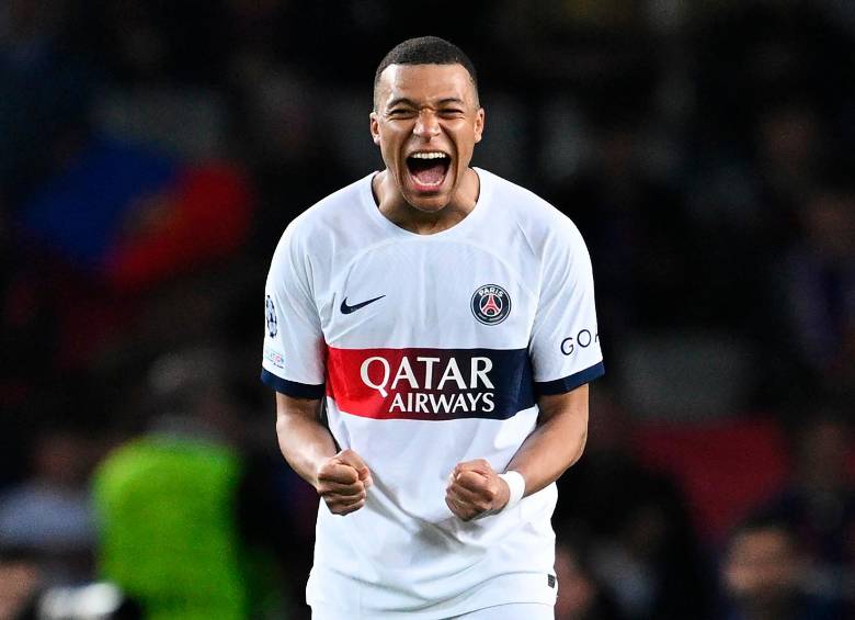 El francés Kylian Mbappé, verdugo del Barcelona en la Liga de Campeones de Europa. FOTO GETTY