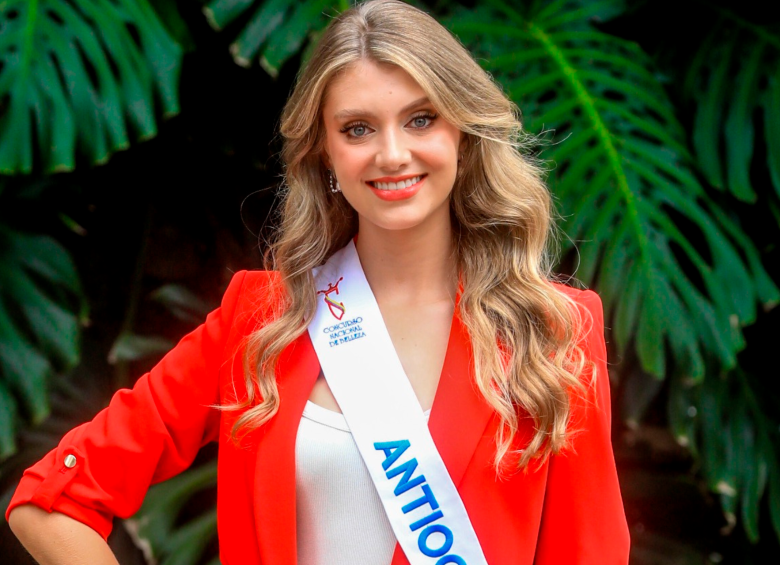 Catalina Duque Abreu es la representante de Antioquia en el Concurso Nacional de la Belleza que comenzará en Cartagena la próxima semana. FOTO Esneyder Gutiérrez