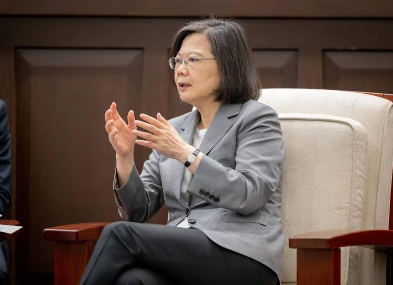 La presidenta de Taiwán, Tsai Ing-Wen, agradeció la venta de las armas. FOTO: Tomada de X (antes Twitter) @iingwen
