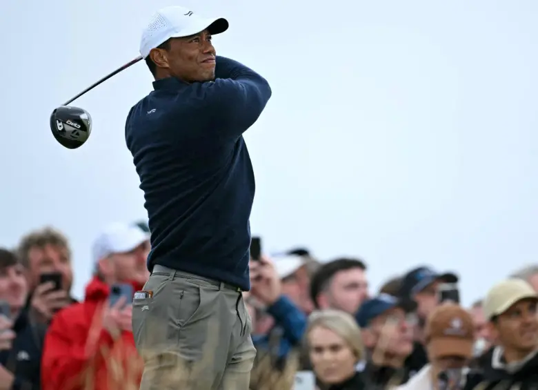 Tiger Woods en una competencia. FOTO: AFP