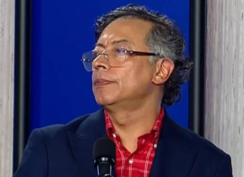 El presidente Gustavo Petro en su alocución del 27 de abril. Foto: Captura de pantalla.