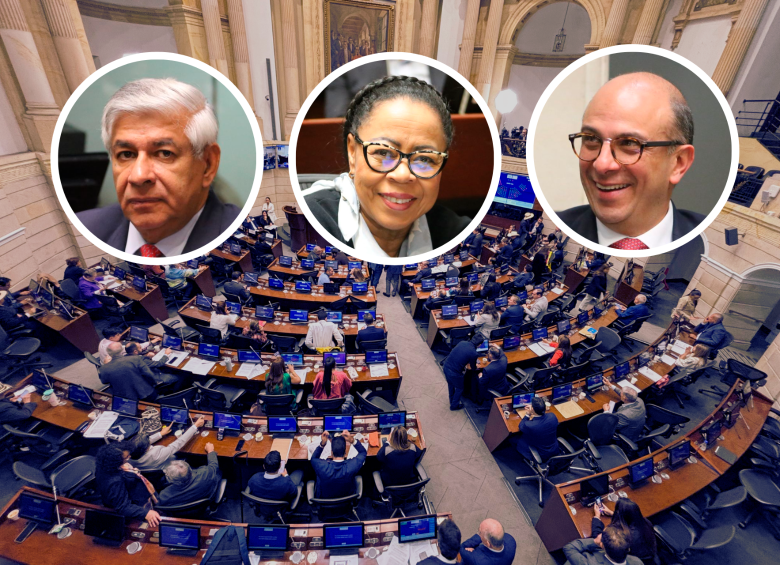 De izquierda a derecha: Jaime Humberto Tobar, María Patricia Balanta y Carlos Camargo. FOTO: JAVIER GONZÁLEZ PENAGOS/PRENSA SENADO