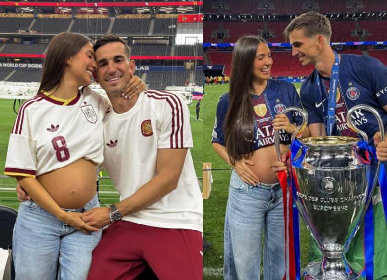 Fabián Ruiz dedicó su primer gol en el Mundial 2026 a Rosa Pereira, su pareja, quien espera el primer hijo de ambos. FOTO: Rosa Pereira vía Instagram.
