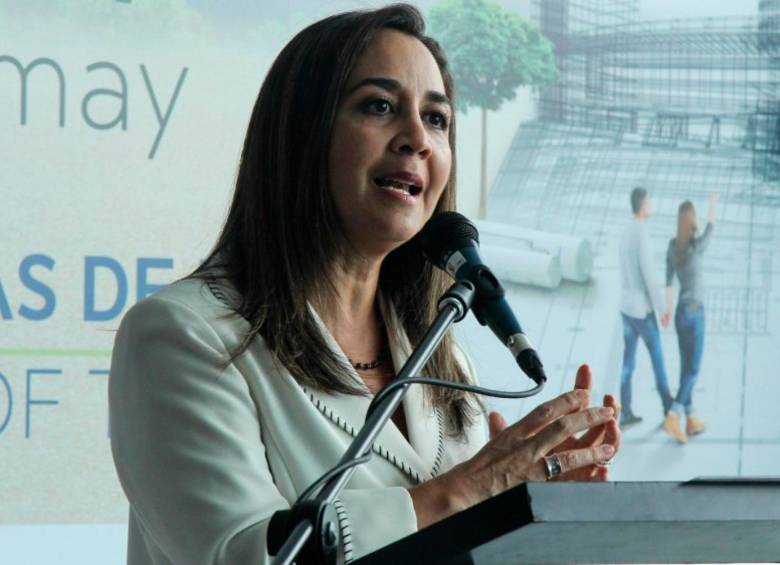 Presidenta de Camacol, Sandra Forero, advierte que se debe atender en vivienda a los 1.6 millones de hogares que se formarán en los próximos cuatro años. FOTO Colprensa.
