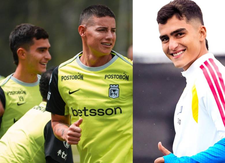 Juan Manuel Rengifo llega a la Selección Colombia en un momento donde ya se confirmó las salidas de referentes como James Rodríguez. Fotos: Atlético Nacional y FCF