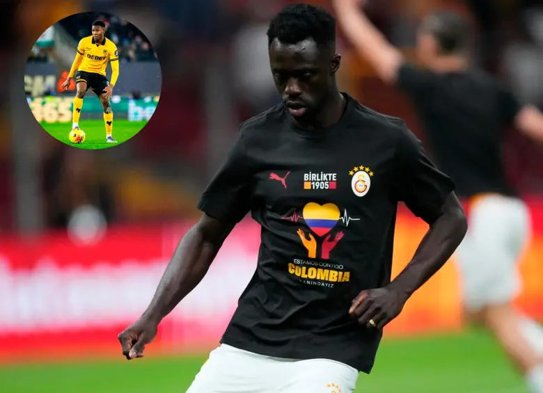 Dávinson Sánchez en la previa del Galatasary vs Corum. FOTO: X GalatasaraySK