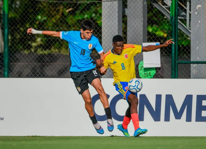 El seleccionado colombiano suma cuatro puntos en la tabla de posiciones del Sudamericano de la categoría. Empató con Ecuador y venció a Chile. Foto: 