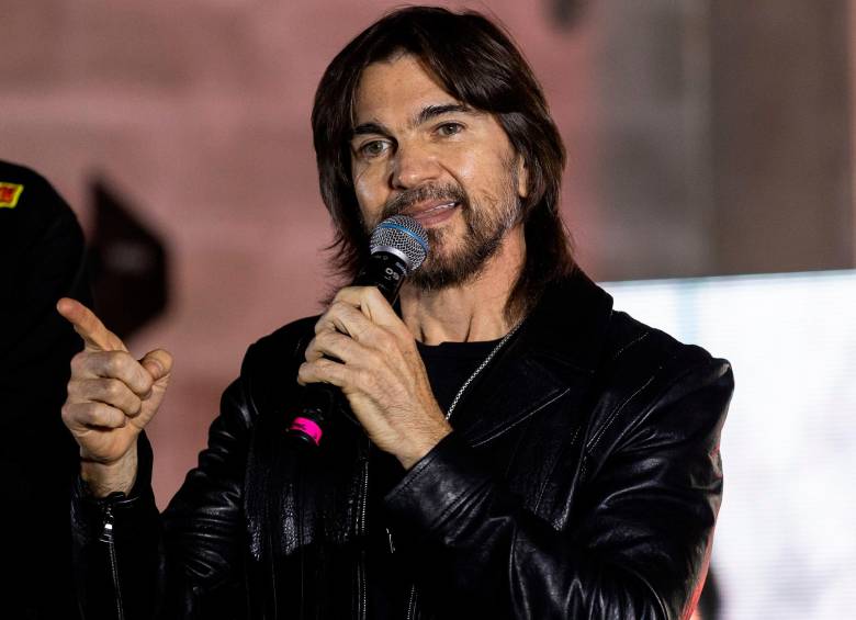 Juanes estuvo presente en el lanzamiento de DAVIArena esta semana en Medellín. FOTO Camilo Suárez
