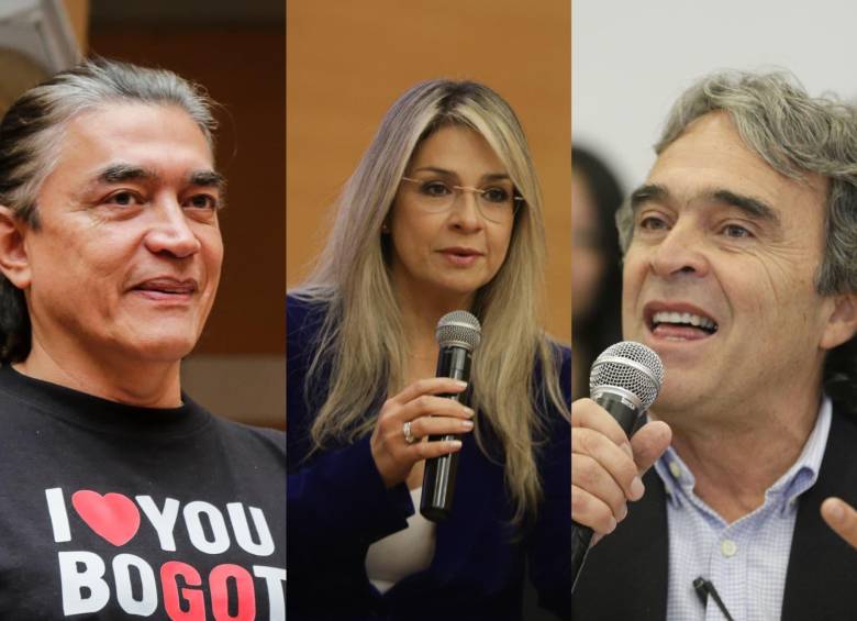 Gustavo Bolívar, Vicky Dávila y Sergio Fajardo, liderando intención de voto para las elecciones del 2026. Foto: Colprensa