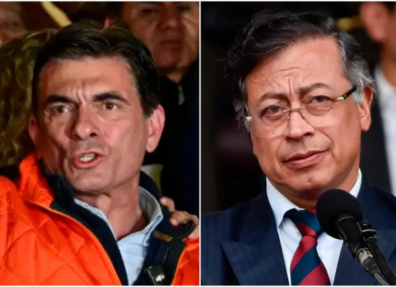 Rodrigo Paz Pereira, candidato presidencial en Bolivia, y Gustavo Petro, presidente colombiano. FOTOS: Getty y Colprensa 