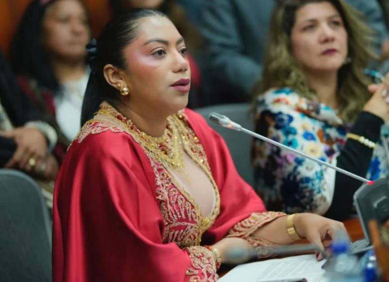 La senadora Martha Peralta pidió modificar la ley del matrimonio infantil para que tuviera en cuenta a las comunidades indígenas. FOTO: SENADO COLOMBIA