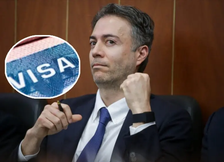 Daniel Quintero ofreció su visa en respaldo a Gustavo Petro y desató una respuesta desde Estados Unidos. Imagen: Colprensa. 