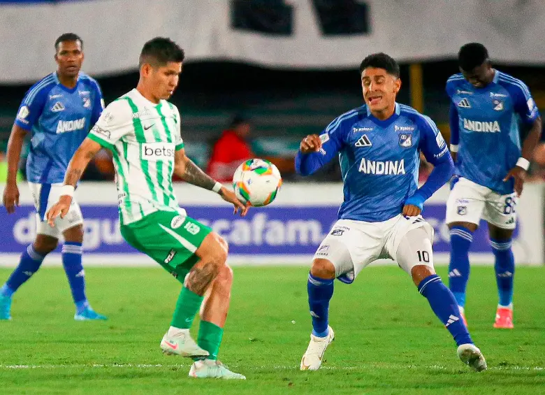 Nacional empató 0-0 en su visita a Millonarios en el estadio El Campín. Jorman Campuzano fue la figura del club verdolaga. FOTO COLPRENSA