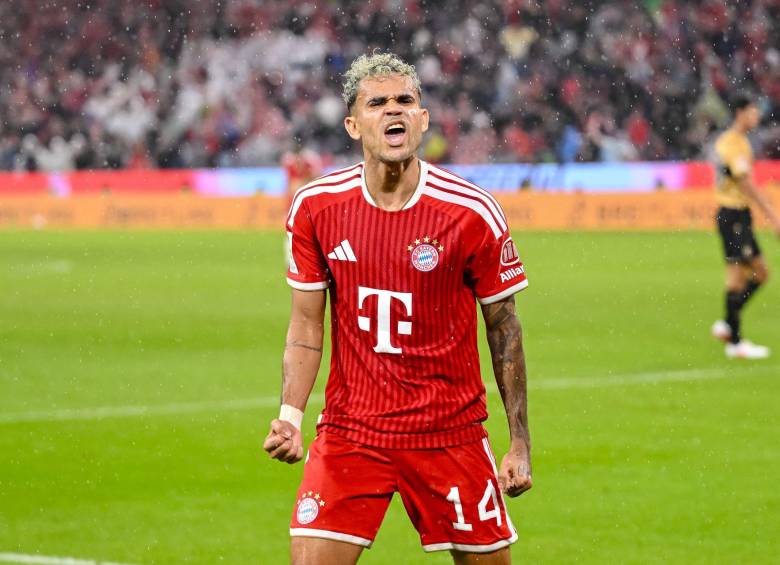 Pese a acumular cinco partidos sin marcar ni asistir, el club bávaro respalda a Luis Díaz y confían en que recuperará su mejor nivel. Foto: Getty Images