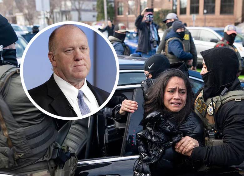 Bajo la presión de una reforma migratoria exigida por demócratas y un presupuesto al límite, la administración Trump ordena el retiro de agentes en el norte. FOTO: AFP y redes sociales @RealTomHoman