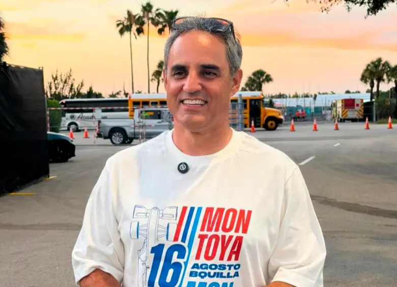 Juan Pablo Montoya en el Circuito de Barranquilla. FOTO: Instagram JPmonty2