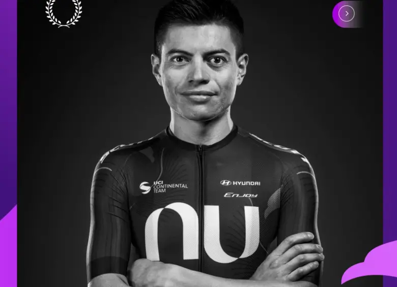 El ciclista Cristian Camilo Muñoz tenía 30 años. Cumplía su sueño de correr en Europa. Foto: tomada del Instagram de @equiponucolombia