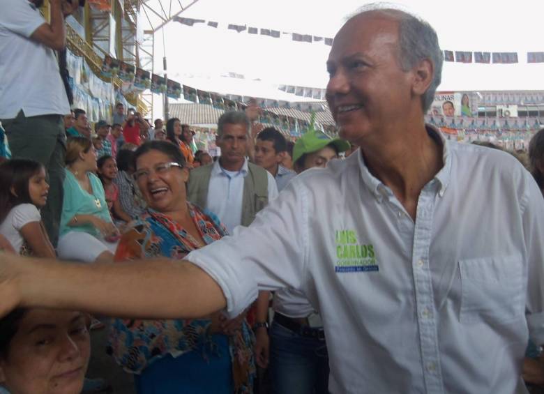 Cuando Luis Carlos Torres estuvo en campaña como gobernador. FOTO: REDES SOCIALES LUIS CARLOS TORRES