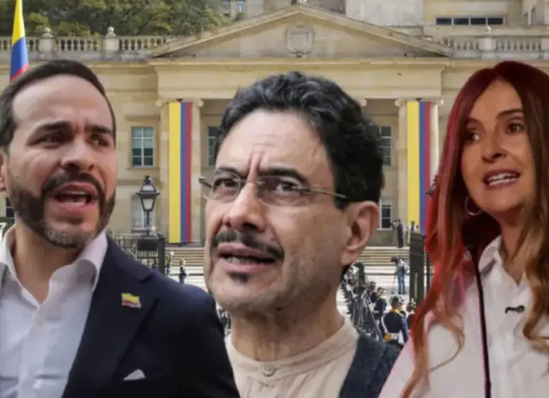 Los tres punteros siguen distanciados del resto de candidatos. Foto: Colprensa.
