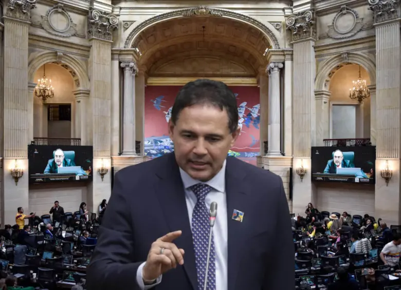 Honorio Henríquez, senador del Centro Democrático, preside el Senado hasta 2027. Foto: Colprensa.