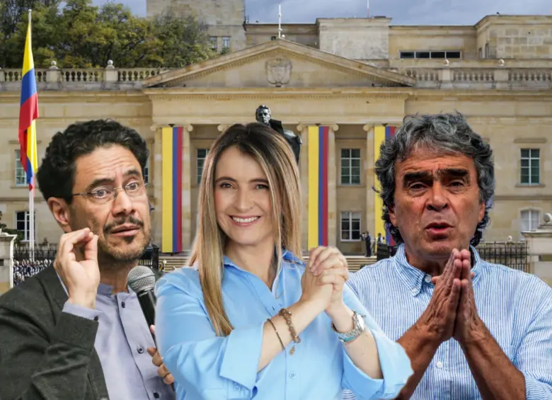 Iván Cepeda, Paloma Valencia y Sergio Fajardo sumaron respaldos importantes para sus campañas. Fotos: Colprensa y EL COLOMBIANO