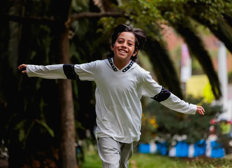 Isaac Arias, usuario que vivió “cuatro días increíbles” durante sus vacaciones en los Parques Comfama. Foto: Cortesía