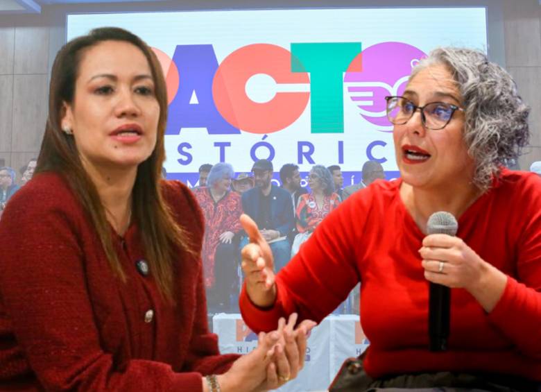 Pizarro defiende que hubo un acuerdo político para que ella encabezara la lista al Senado, mientras Corcho reclama que la decisión debe someterse a elección democrática tras su destacado resultado en la consulta. FOTO: COLPRENSA