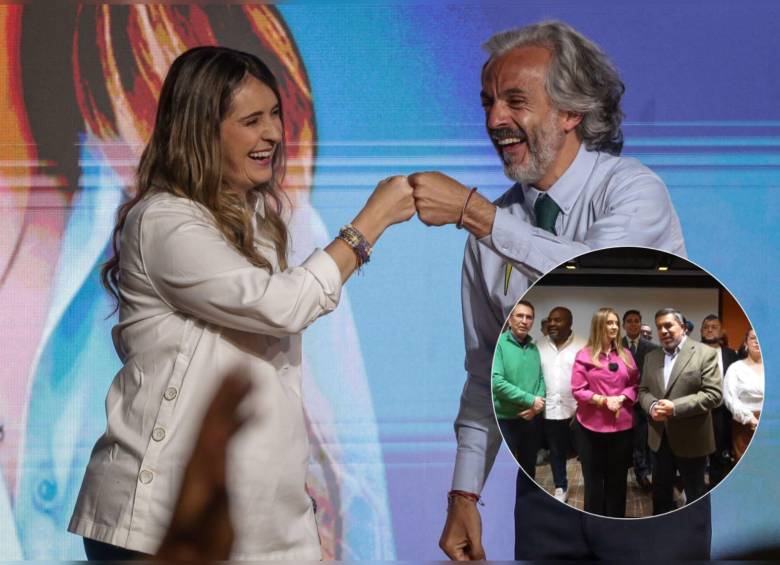 Paloma Valencia suma otro apoyo religioso en la recta final antes de la primera vuelta presidencial. Fotos: Colprensa y captura video redes sociales