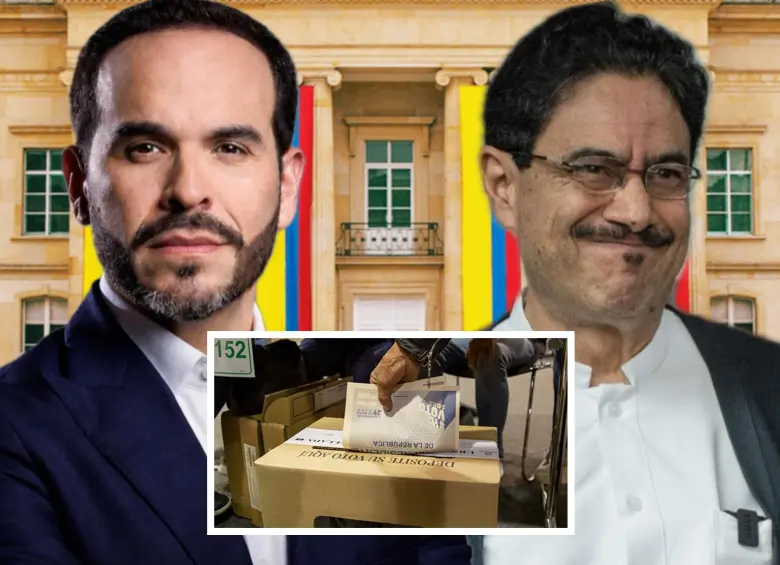 A solo 72 horas de que Colombia defina su futuro en las urnas, un bloque histórico de 53 organizaciones sociales y veedoras lanzó un contundente llamado al orden para la segunda vuelta. FOTO: Colprensa, Registraduría Nacional y redes sociales de @ABDELAESPRIELLA y @IvanCepedaCast