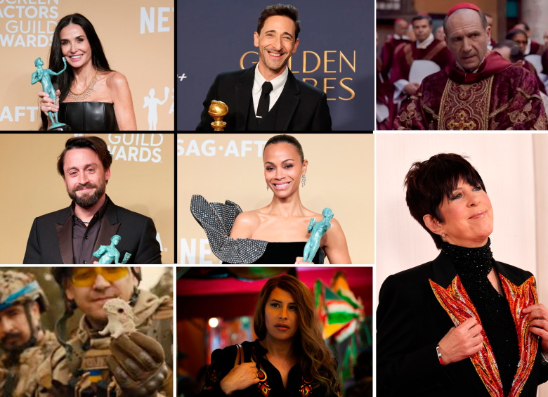 Los cuatro ganadores en actores, la reñida categoría a Mejor película, el escándalo de Emilia Pérez, la nueva oportunidad de Diane Warren y los mejores documentales, algunos puntos que no se puede perder en la gala de los Óscar este domingo 2 de marzo. FOTOS Cortesía y Getty