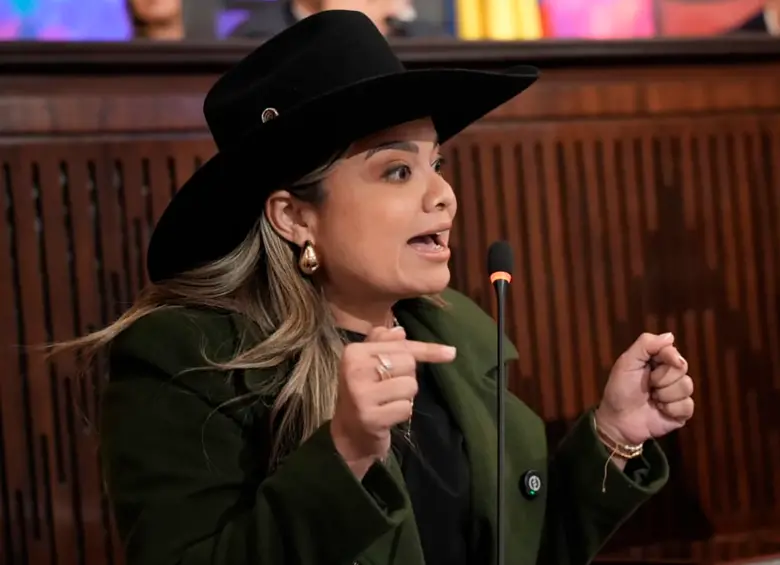 Garrido señala que el jefe de Estado “no ha dormido” tras su discurso. “Estoy segura que no me ha sacado de su mente. Soy su tormento. Le dolió y les dolió en el alma”, dice. FOTO Cortesía