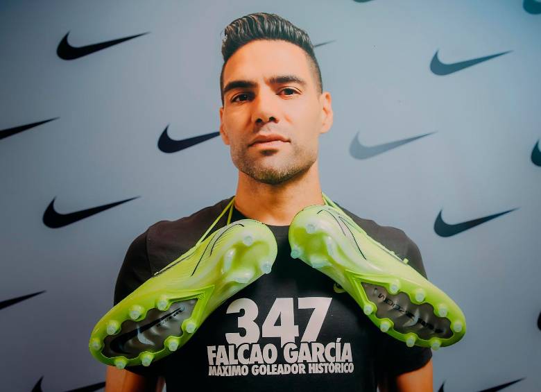 Falcao García ha anotado dos goles con Millonarios en la Liga Betplay-2. FOTO: Cortesía Nike