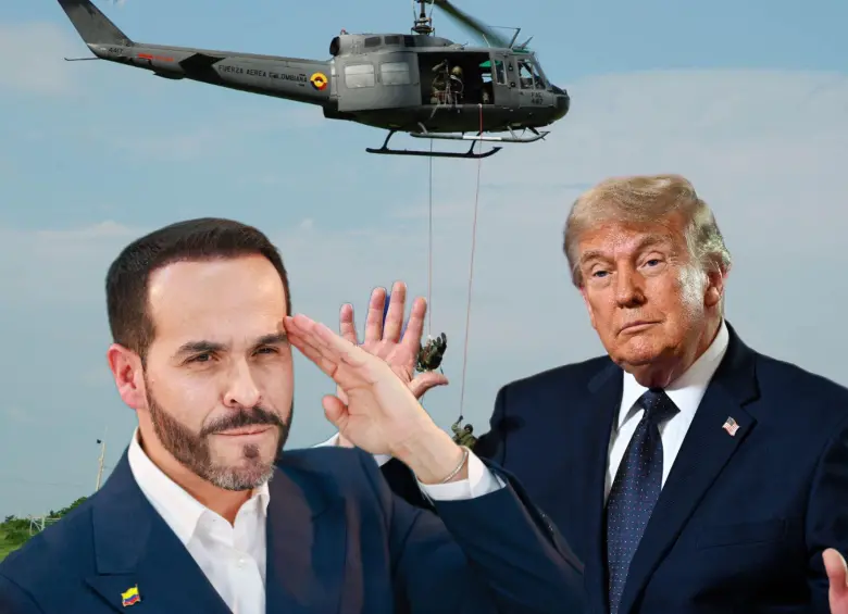 El gobierno de Abelardo de la Espriella ya ha establecido compromisos con Donald Trump de cooperación en materias de seguridad. Fotos: Manuel Saldarriaga y Getty Images