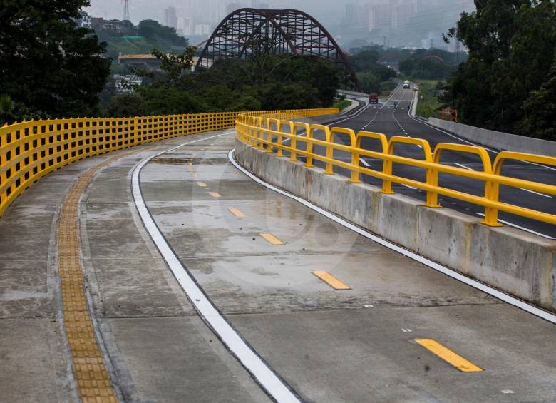 Los nuevos tramos pretenden aliviar los problemas de movilidad del Norte del Valle de Aburrá y ofrecer espacios seguros para el peatón y los ciclistas. FOTOS julio césar herrera