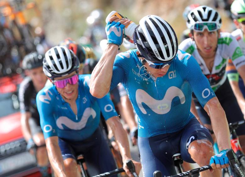 López se muestra como el colombiano más fuerte de la Vuelta a España. FOTO: EFE