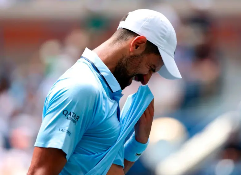 El tenista serbio Novak Djokovic se quejó por el olor de marihuana en todos los espacios donde se disputa el US Open. FOTO GETTY 