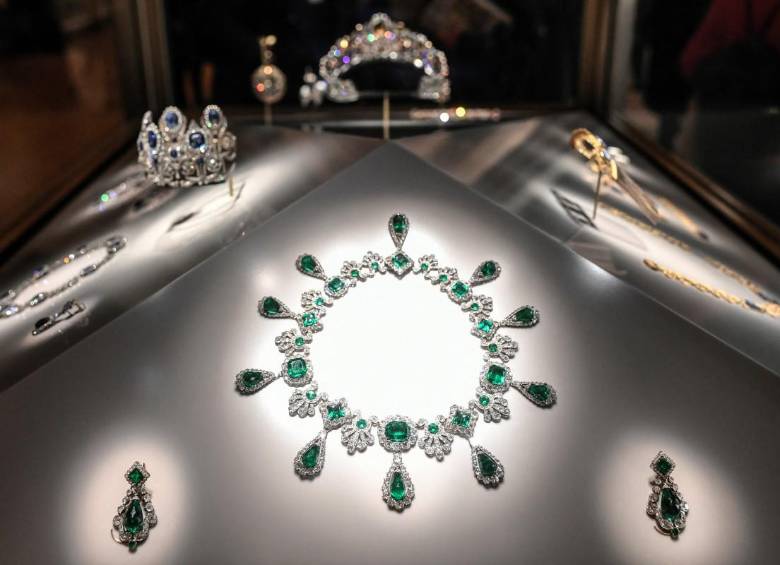 Estas fueron las joyas robadas en el museo. FOTO: AFP.