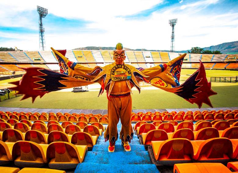  El Cole en el estadio Atanasio Girardot. Foto: Esneyder Gutiérrez.