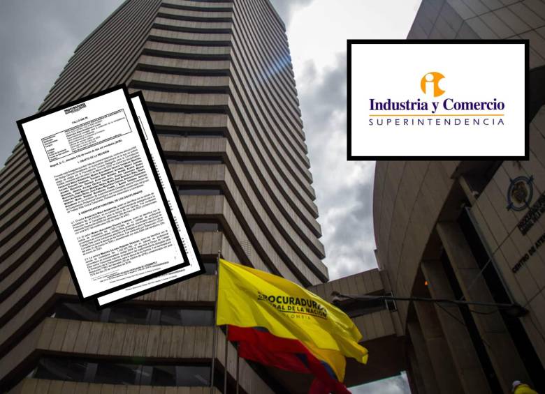 EL COLOMBIANO tuvo acceso al fallo con los detalles de las visitas de la SIC a la Procuraduría y la Registraduría. Foto: Colprensa/Redes Sociales/SIC.