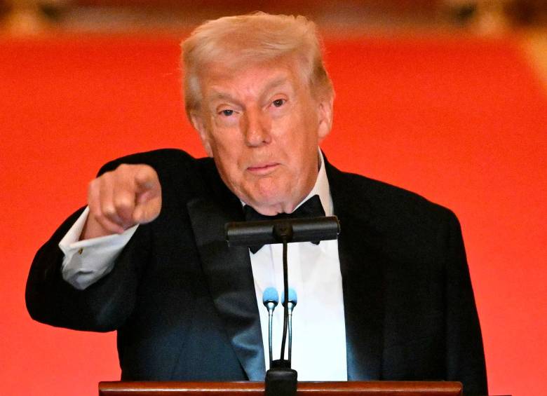 Donald Trump en Mar-a-Lago, Florida. FOTO: GETTY