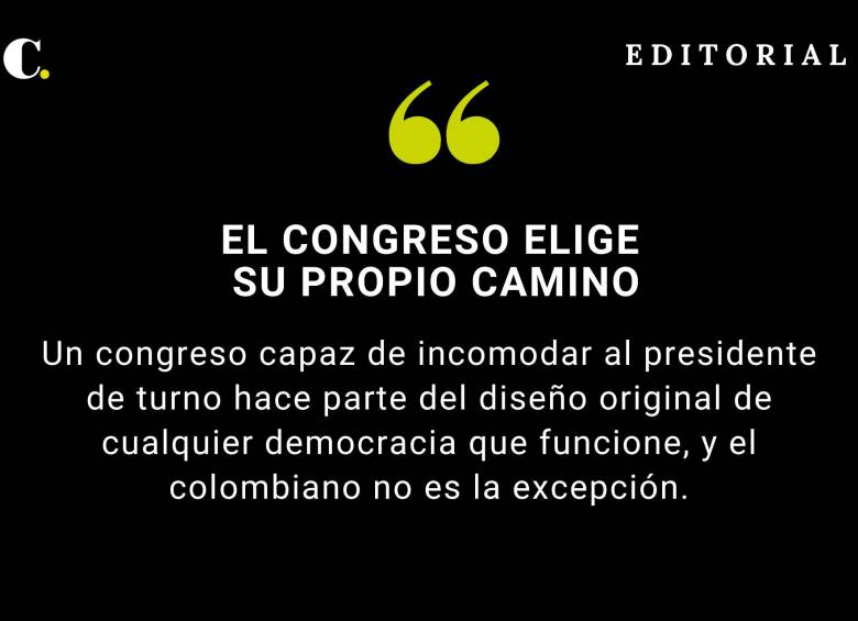 El Congreso elige su propio camino