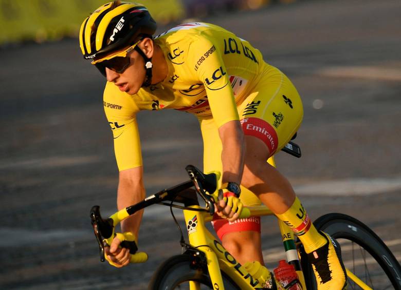 Tadej Pocagar tiene como principal reto en 2022 conquistar su tercer Tour de Francia. FOTO: AFP